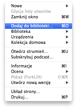 dodaj do biblioteki
